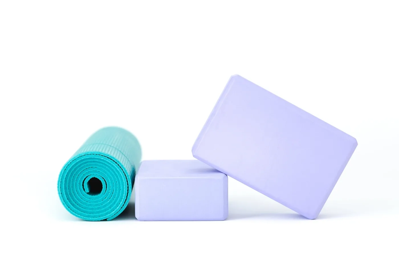 Yoga Starter Kit: Mat & Two Blocks